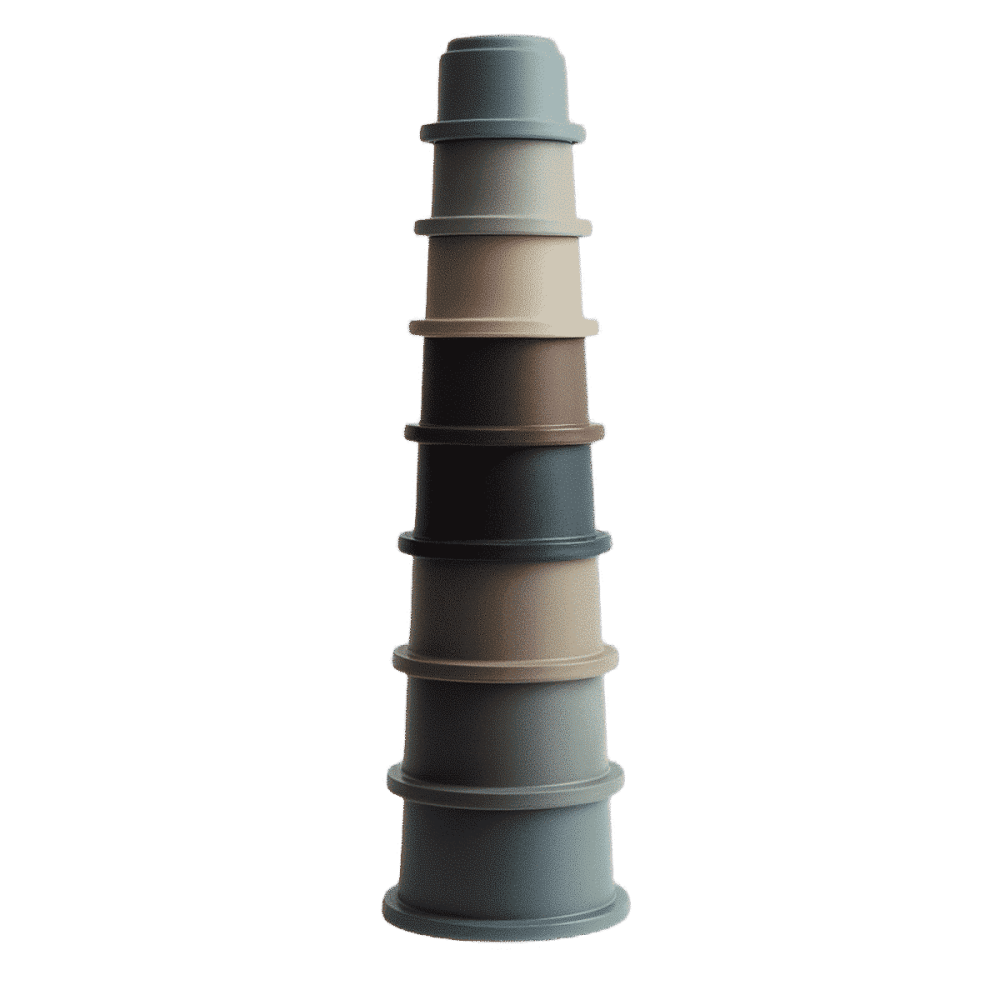 Mushie Stapeltoren Stacking Cups Forest