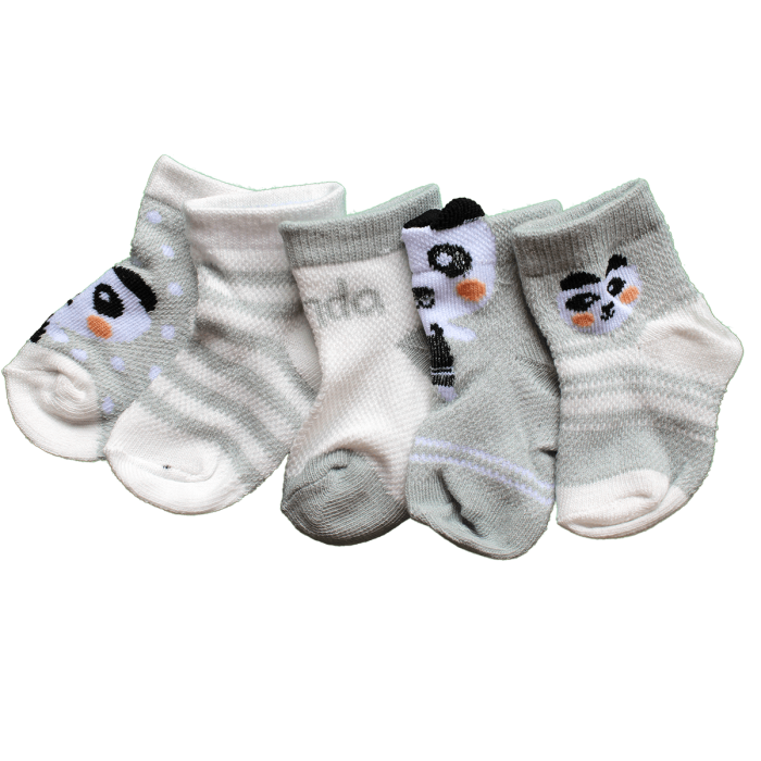 Panda set baby sokken 0 tot 1 jaar