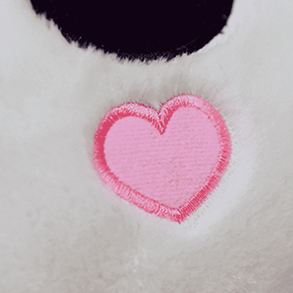 Panda knuffel met hartjes3