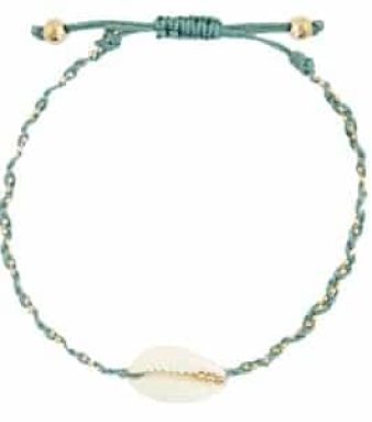 Trendy Armband Schelp Oceaan Blauw