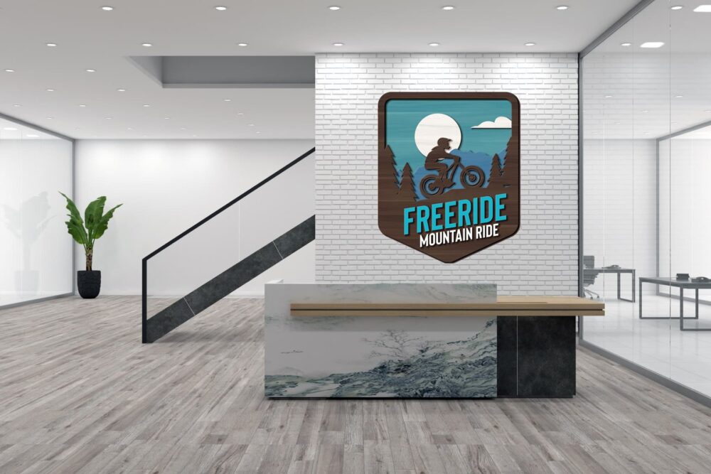 MTB freeride met gratis naam4
